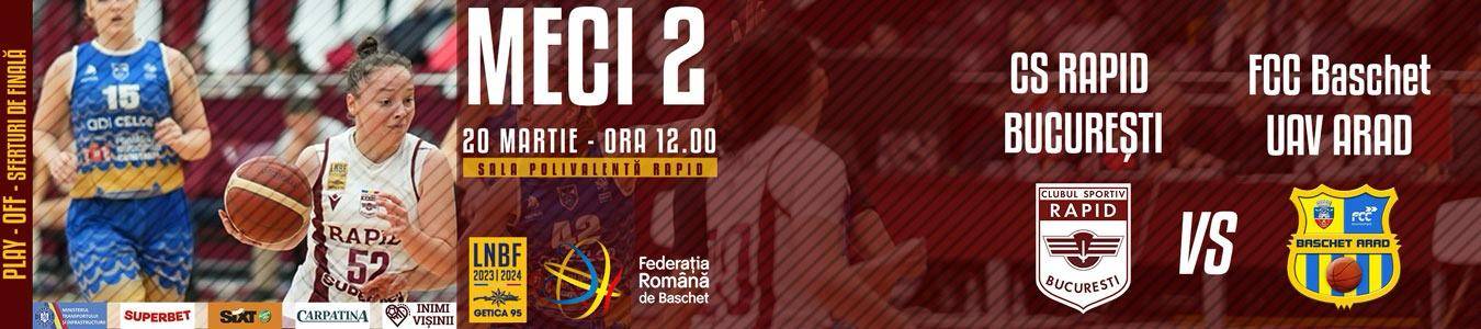 BASCHET CS Rapid Bucuresti - FCC BASCHET UAV ARAD