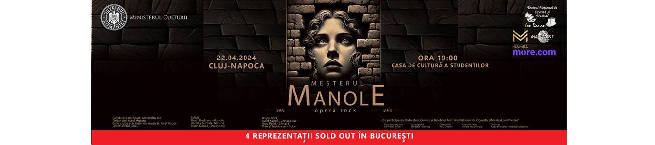 MESTERUL MANOLE – OPERA ROCK IN CONCERT 