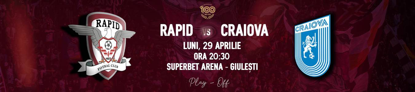 FC Rapid 1923 -  Universitatea Craiova