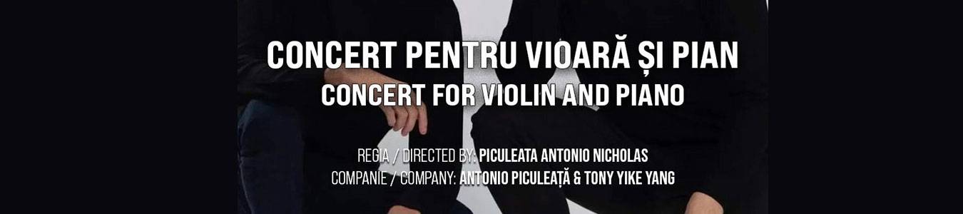 Concert pentru vioara si pian @TNRS - Scena Digitala