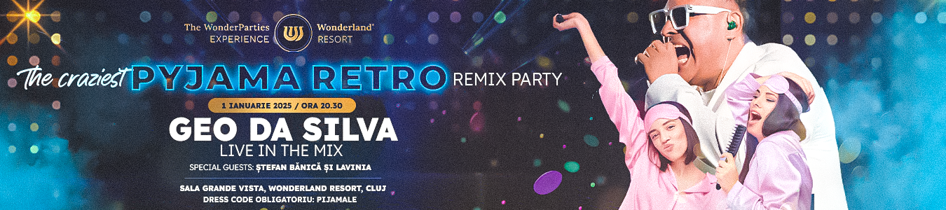 The Craziest Pyjamas Retro Remix Party 4th Edition - GeoDaSilva cu Stefan Banica & Lavinia Banica