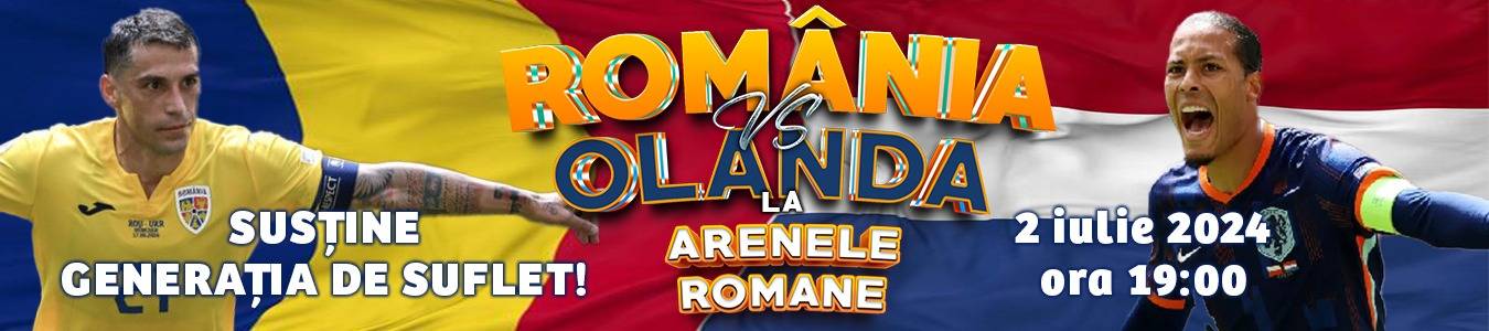 Sustinem Romania La Arenele Romane