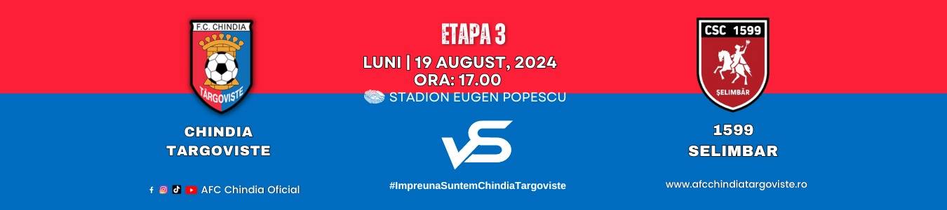 AFC CHINDIA TARGOVISTE - CSC 1599 SELIMBAR