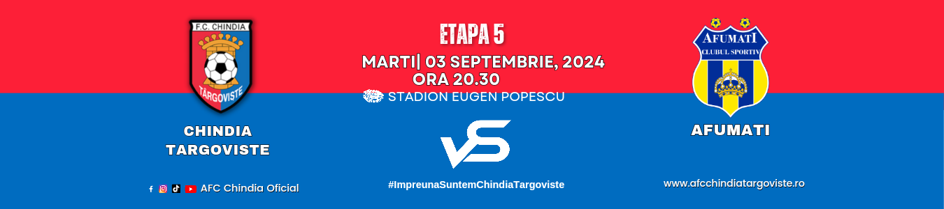 AFC CHINDIA TARGOVISTE - CS AFUMATI