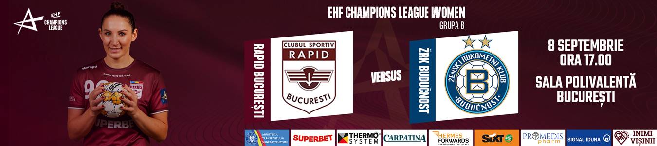 EHF CS Rapid Bucuresti- ZRK Buducnost Podgorica 
