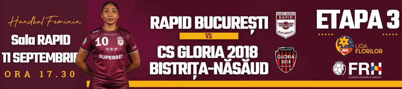 Handball CS Rapid -CS Gloria 2018 Bistrita-Nasaud