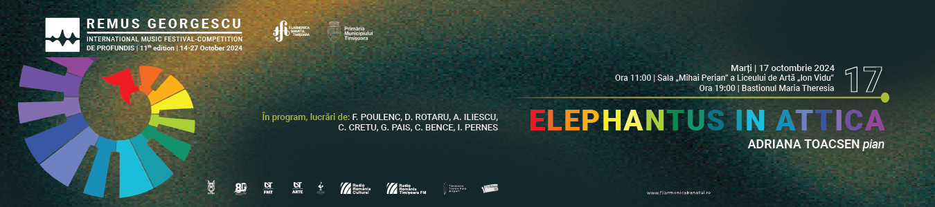 Recital educativ ELEPHANTUS IN ATTICA|  ADRIANA TOACSEN - pian