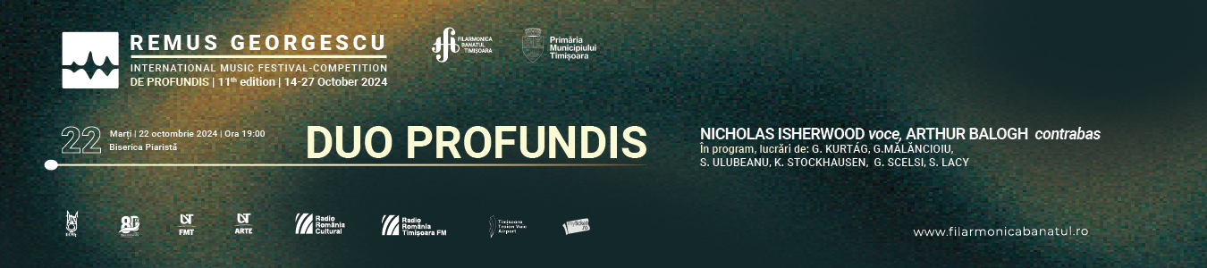 Recital DUO PROFUNDIS | N. ISHERWOOD – voce, A. BALOGH - contrabas