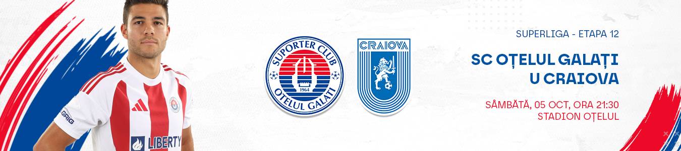 SC OTELUL GALATI - UNIVERSITATEA CRAIOVA