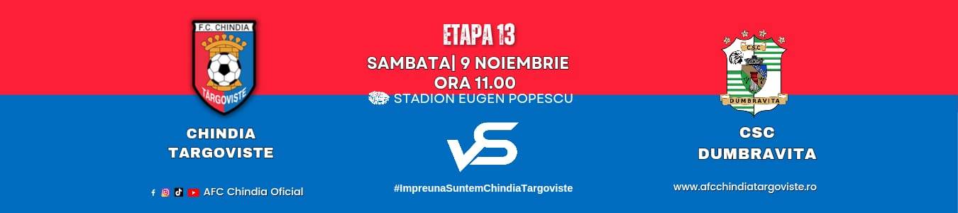 AFC CHINDIA TARGOVISTE - CSC DUMBRAVITA