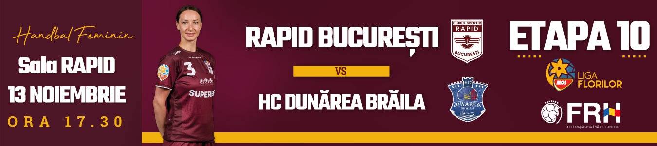 Handball CS Rapid - HC Dunarea Braila
