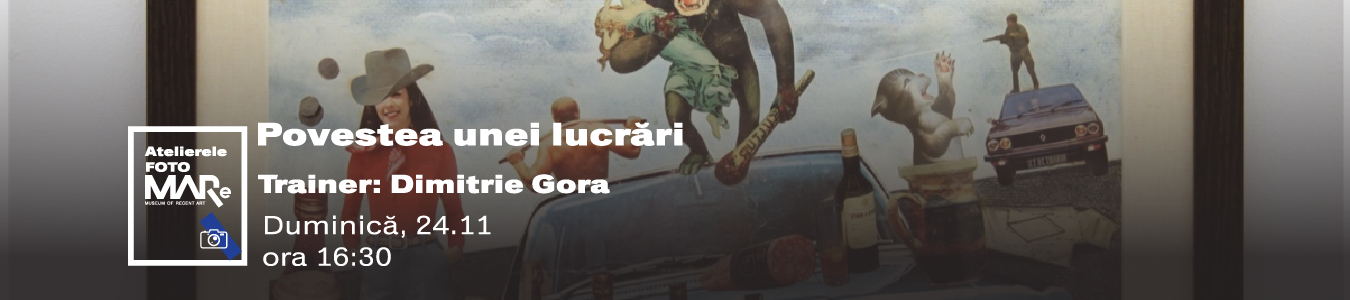 Atelier FotoMARe Povestea unei lucrari, trainer Dimitrie Luca Gora