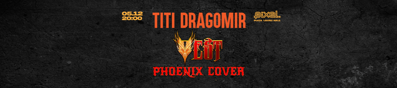 Titi Dragomir & Vest Phoenix Cover - Un concert în memoriam Nicu Covaci @ PIXEL