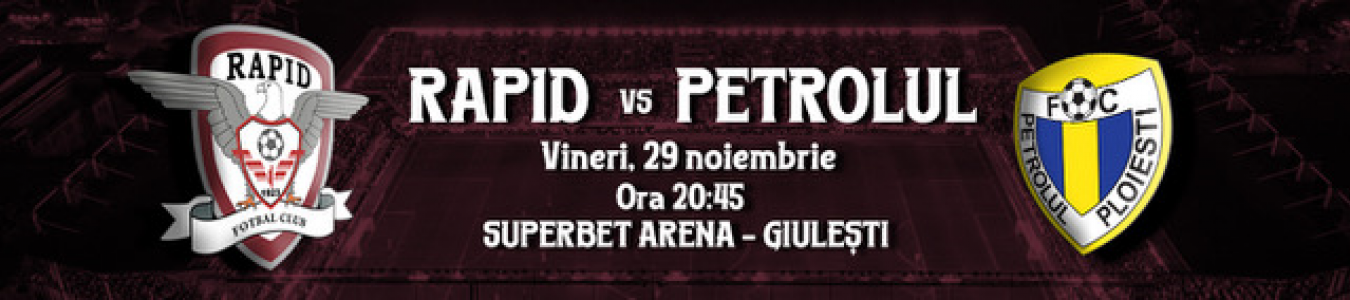 FC Rapid 1923 - Fc Petrolul Ploiesti