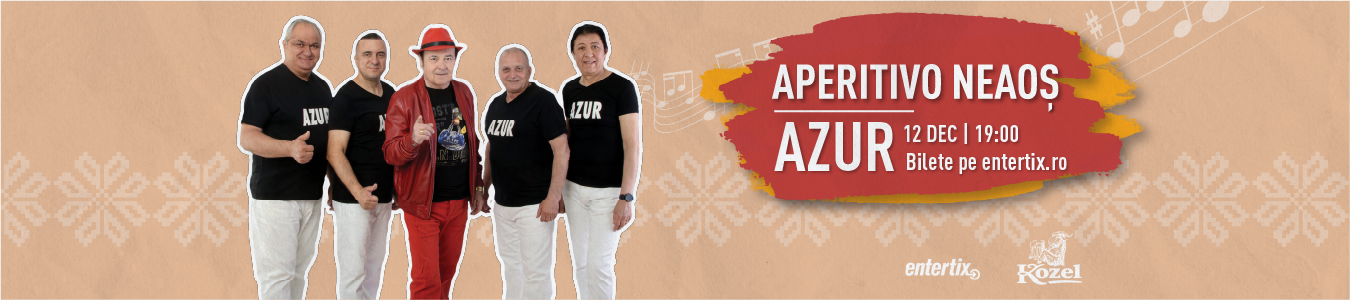 Weekend Aperitivo NEAOS | Azur la BRUTO Cluj-Napoca