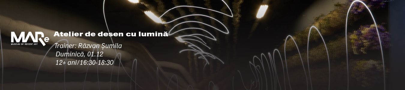 Atelier FotoMARe Desen cu lumina, trainer Razvan Sumila