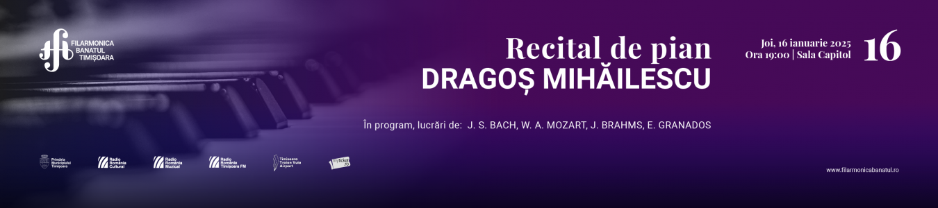 Recital de pian DRAGOS MIHAILESCU