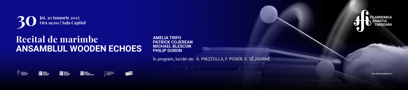Recital de marimbe | Ansamblul Wooden Echoes