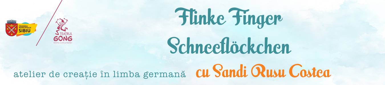 Kreativ Workshop „Flinke Finger” – Schneeflöckchen / Atelierul de creatie „Flinke Finger” – Fulgi de nea