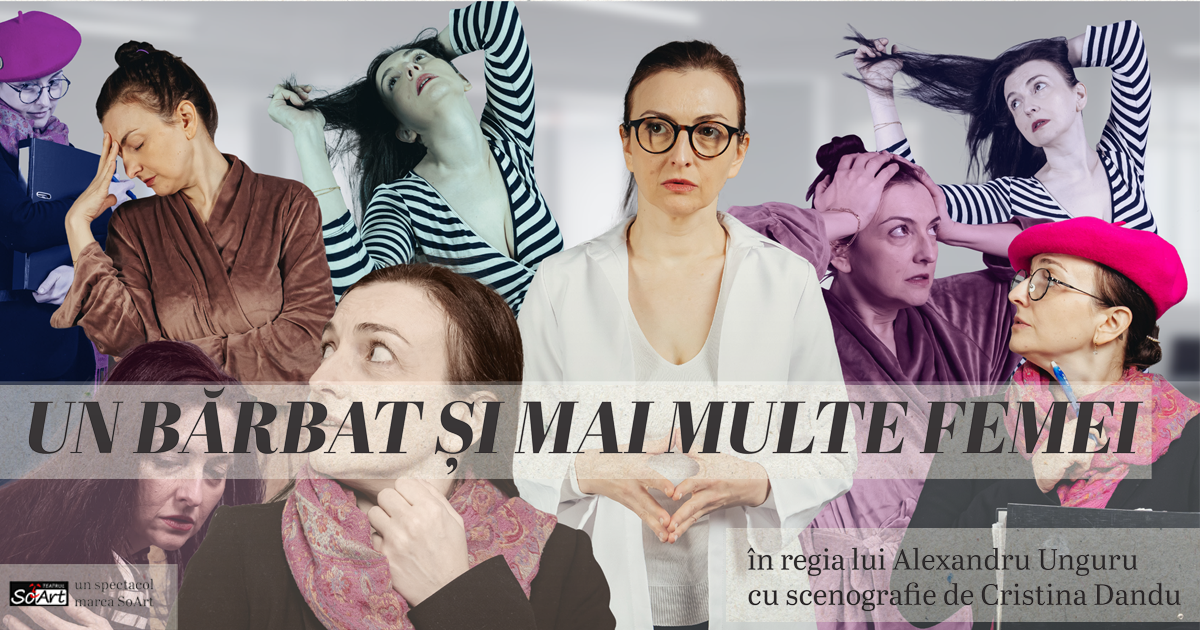 Un barbat si mai multe femei