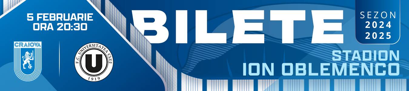 UNIVERSITATEA CRAIOVA -  FC UNIVERSITATEA CLUJ