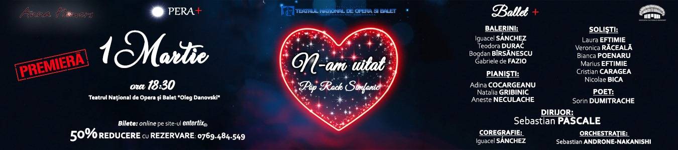 Premiera: N-AM UITAT - Pop Rock Simfonic