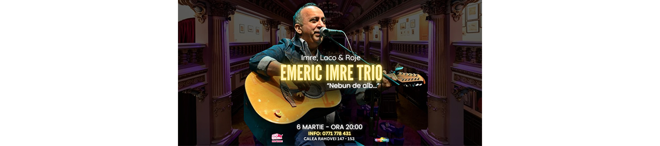 Emeric Imre Trio - Imre, Laco, Roje