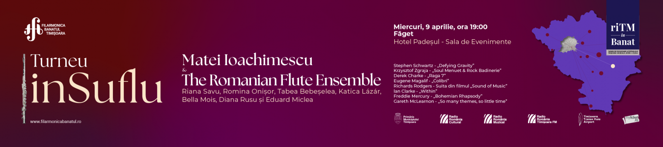 riTM in Banat – Turneu inSuflu | Matei Ioachimescu & The Romanian Flute Ensemble