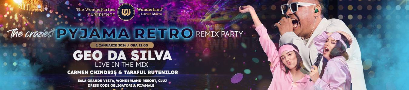 The Craziest Pyjamas Retro Remix Party 5th Edition - GeoDaSilva cu Carmen Chindris & Taraful Rutenilor