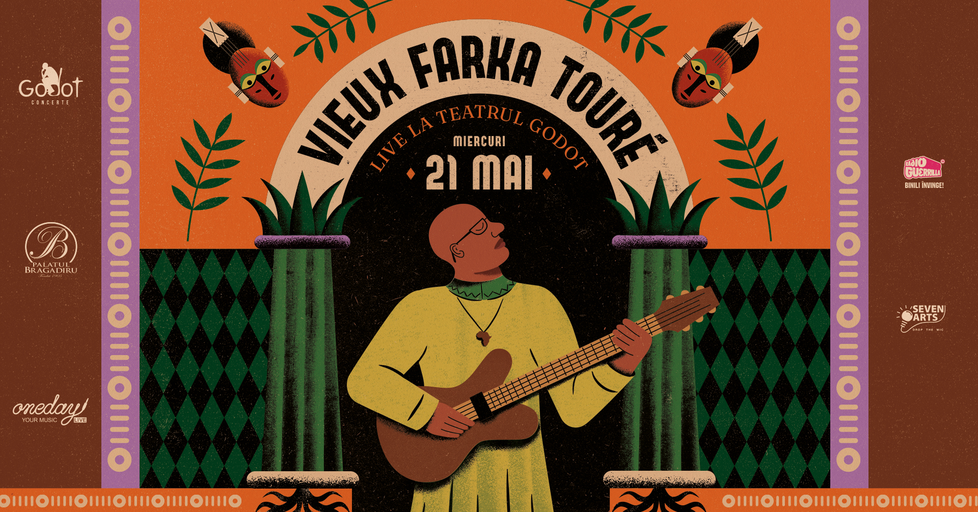 Vieux Farka Touré Live la Teatrul Godot
