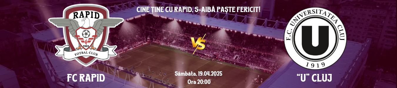 FC Rapid 1923 -  Universitatea Cluj