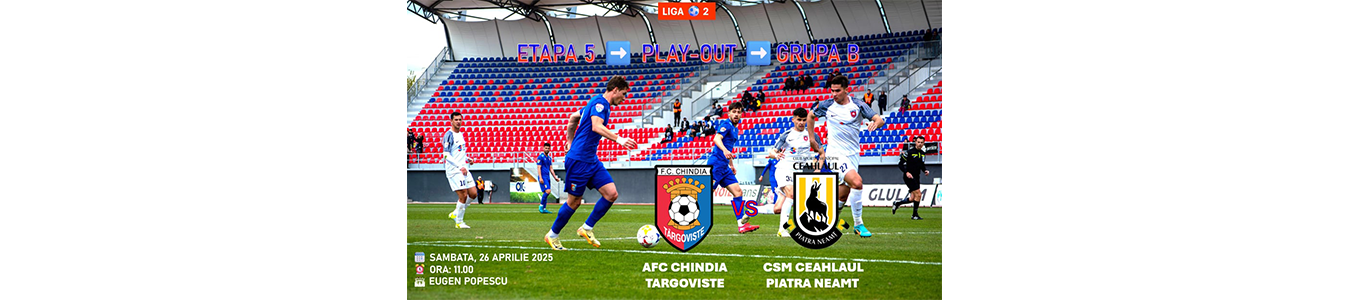 AFC CHINDIA TARGOVISTE - CEAHLAUL PIATRA NEAMT