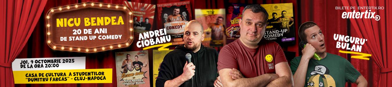 Nicu Bendea 20 de ani de Stand Up Comedy
