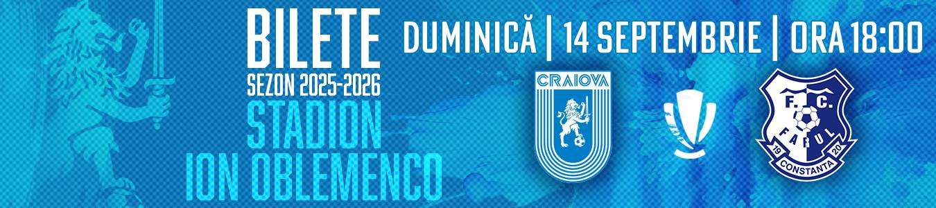 UNIVERSITATEA CRAIOVA  -  FC FARUL CONSTANTA