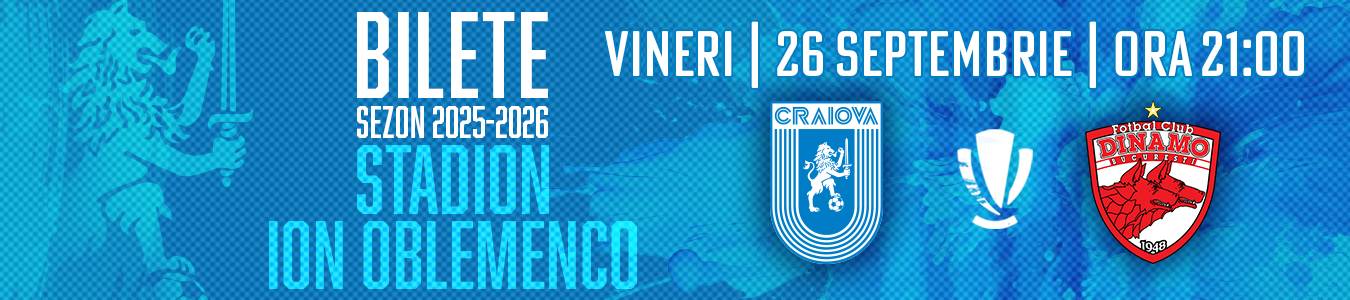 UNIVERSITATEA CRAIOVA  -  DINAMO BUCURESTI
