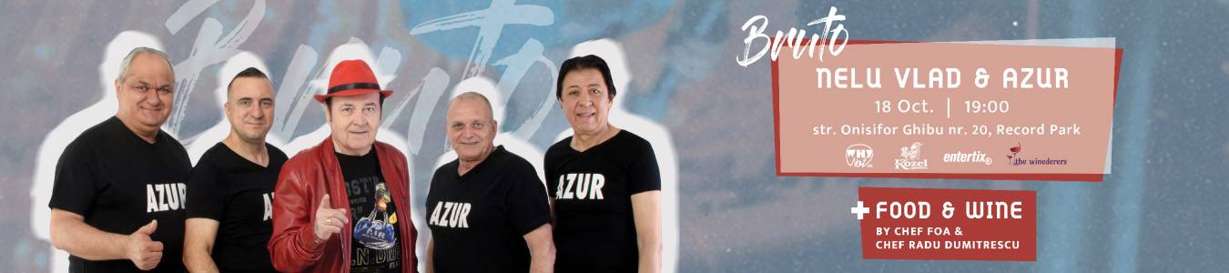 Weekend Aperitivo NEAOS | Nelu Vlad & Azur la BRUTO Cluj-Napoca