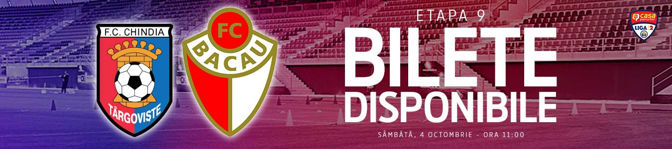AFC CHINDIA TARGOVISTE - FC BACAU