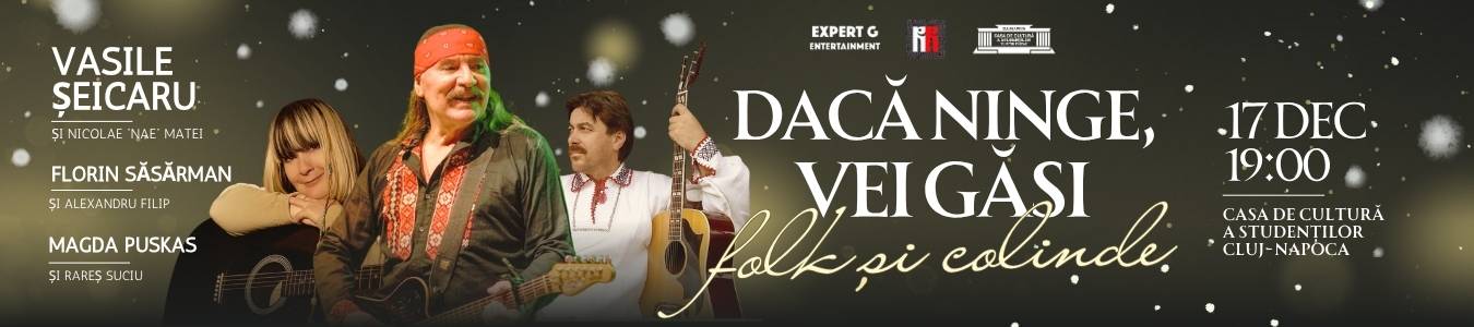 Daca ninge, vei gasi folk si colinde