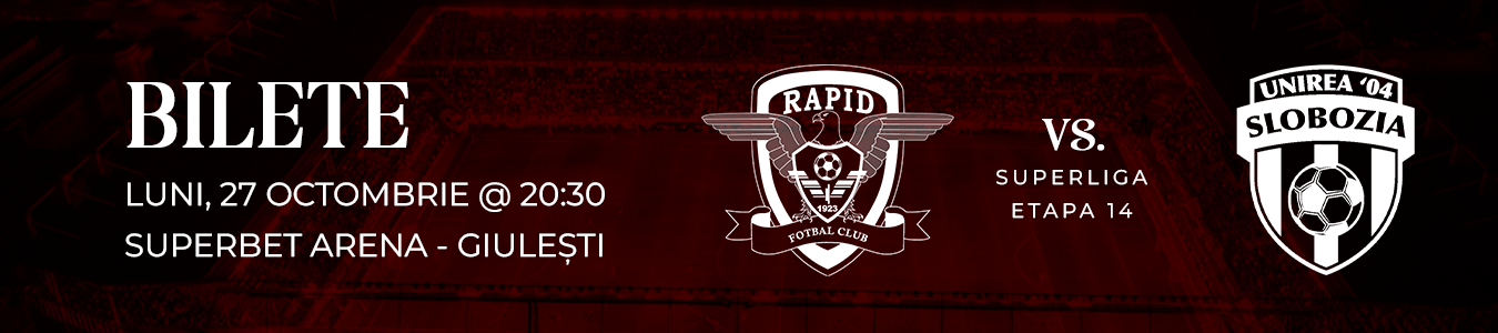 FC RAPID - Unirea Slobozia