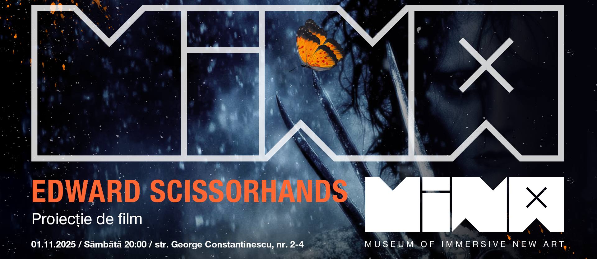 Edward Scissorhands – Proiecție de film de Halloween 