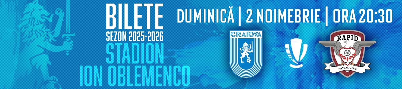 UNIVERSITATEA CRAIOVA -  FC RAPID 1923