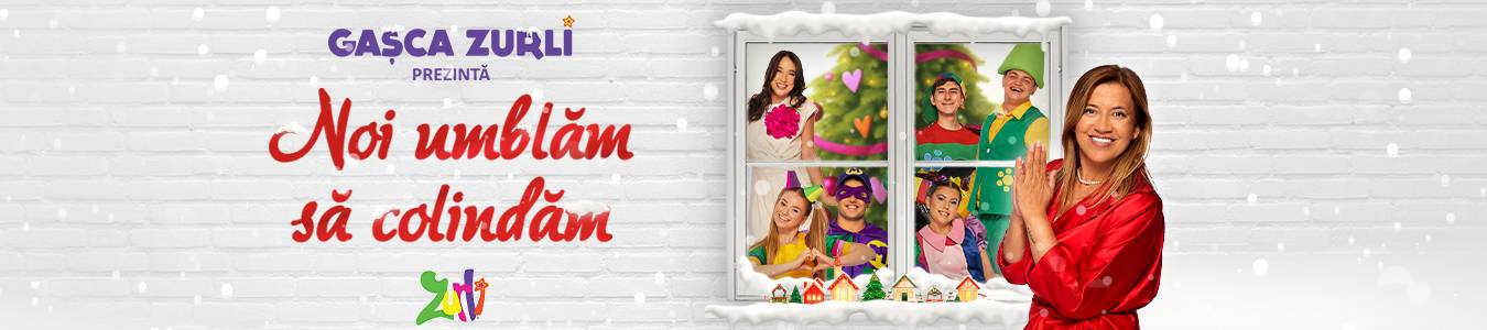 “ Noi umblam sa colindam” cu Maya si Gasca Zurli