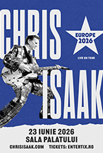 Concert Chris Isaak la Sala Palatului