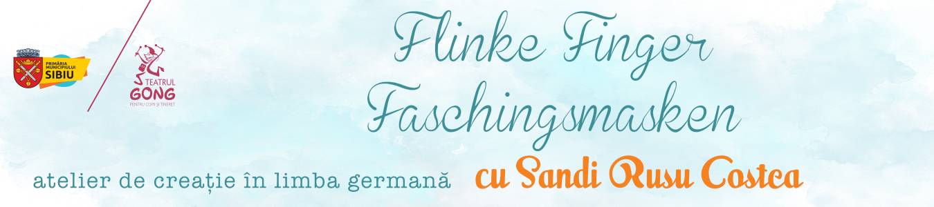 Kreativ Workshop „Flinke Finger” – Faschingsmasken / Atelierul de creație „Flinke Finger” – Măști de carnaval