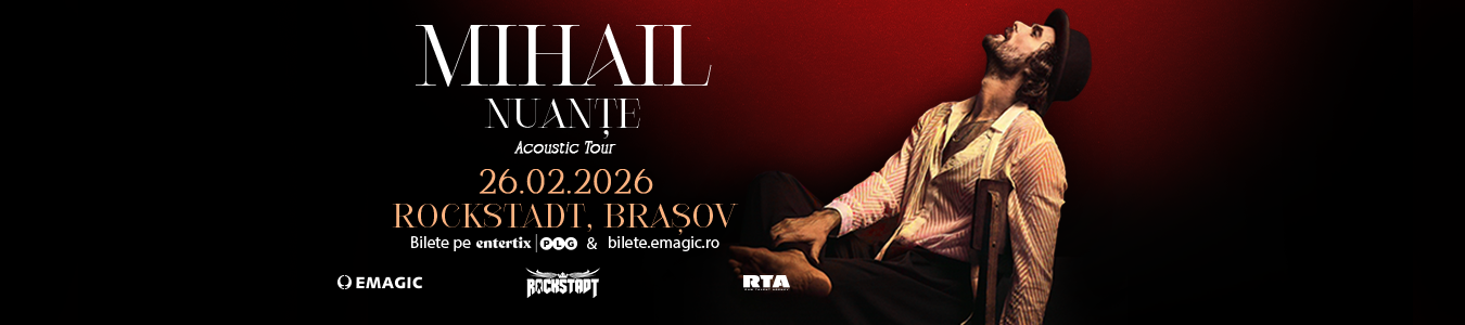 Concert MIHAIL | Nuanțe – Acoustic Tour | Brasov