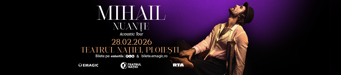 Concert MIHAIL | Nuanțe – Acoustic Tour | Ploiesti