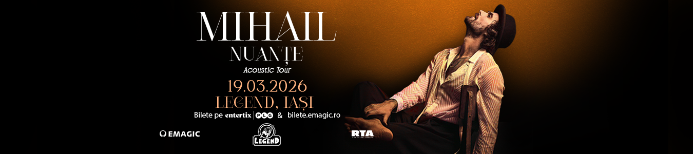 Concert MIHAIL | Nuanțe – Acoustic Tour | Iasi