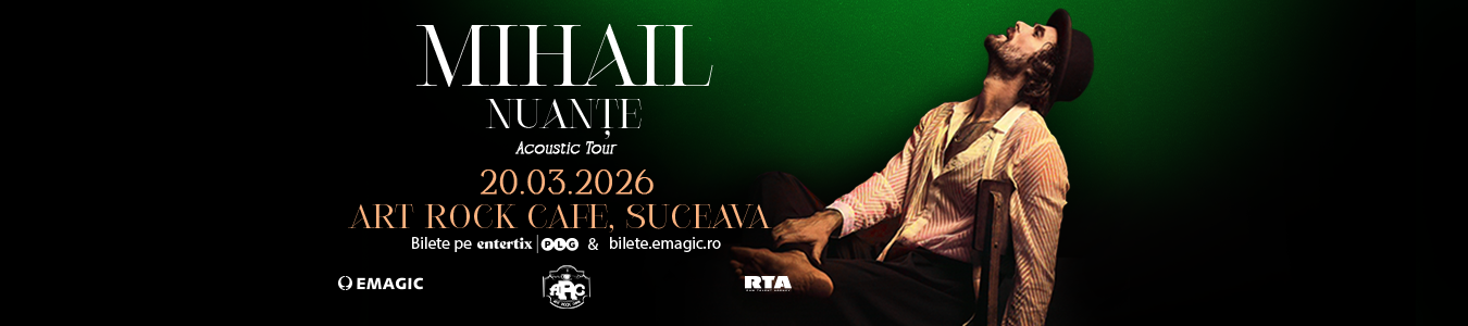 Concert MIHAIL | Nuanțe – Acoustic Tour | Suceava