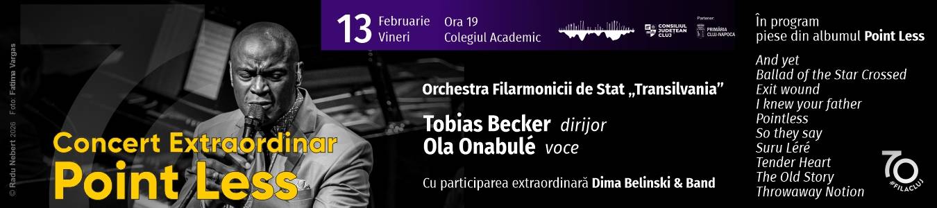 Concert Extraordinar – solist Ola Onabulé