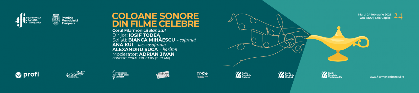 COLOANE SONORE DIN FILME CELEBRE – RECITAL EDUCATIV (7–12 ani)